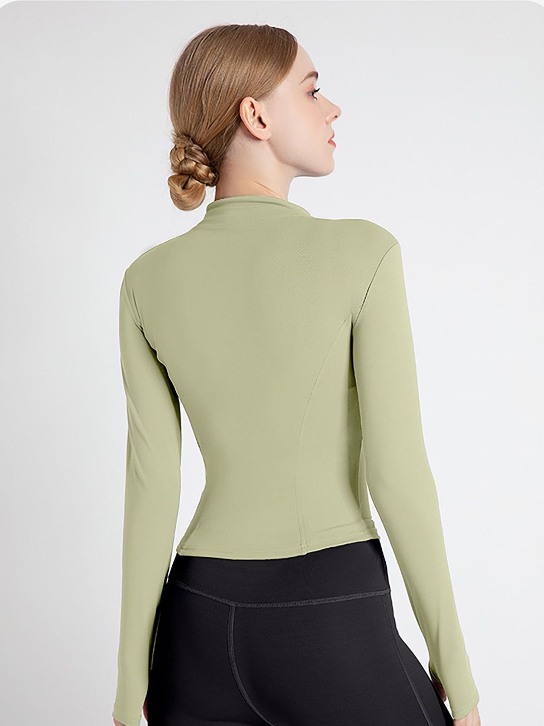 HRX by Hrithik Roshan Mock Collar Long Sleeves Sporty Jacket