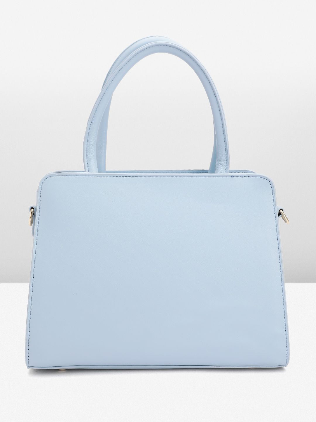 DressBerry Structured Handheld Bag with Detachable Sling Strap