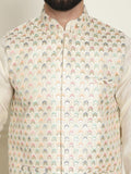 SOJANYA LUXE Jaket Nehru Kolar Mandarin Sulam Lelaki