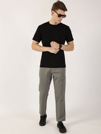 Thomas Scott Men Smart Regular Fit Mid-Rise Chinos Trousers