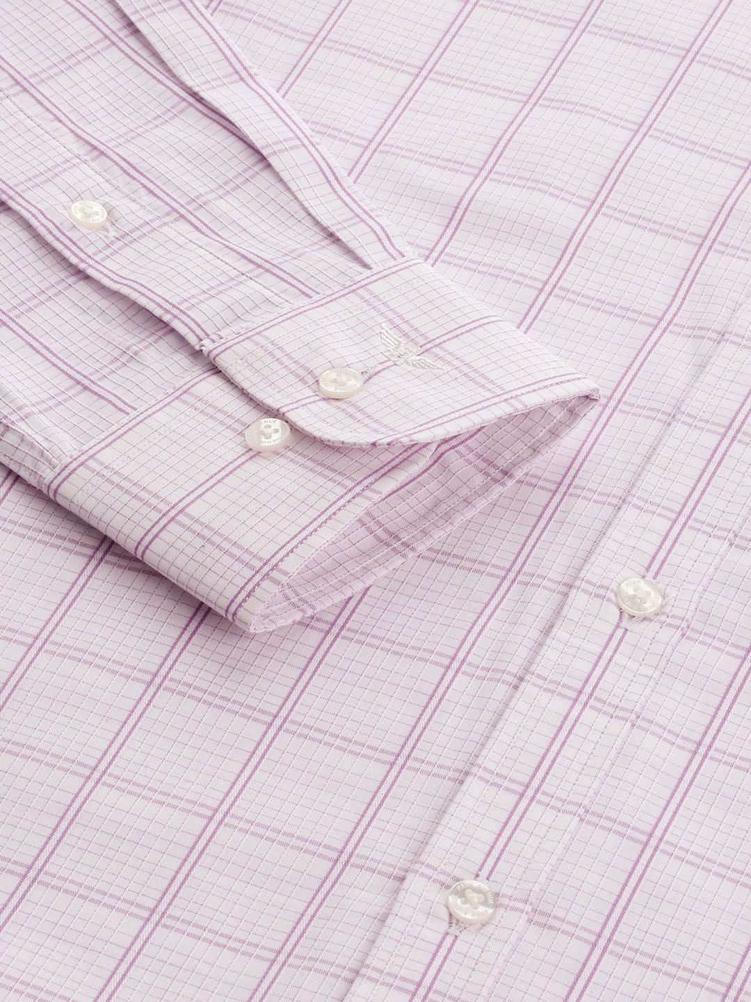 Park Avenue Men Pure Cotton Slim Fit Checked Formal Shirt