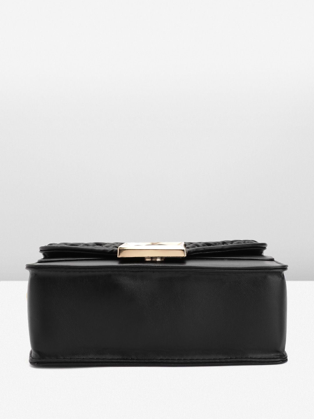 DressBerry Bubble Textured Structured Satchel