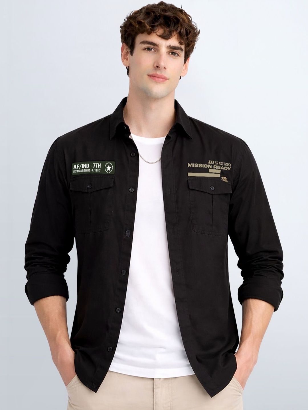 ADRO Men Standard Printed Casual Shirt
