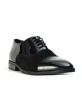 MONKSTORY Men Tuxedo Lace-ups Formal Oxfords