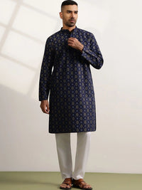 Anouk Men Printed Regular Kurta with Pyjamas