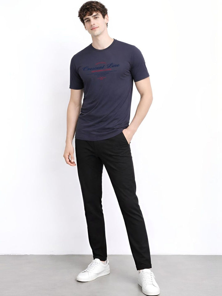 ADRO Men Typography Printed T-shirt