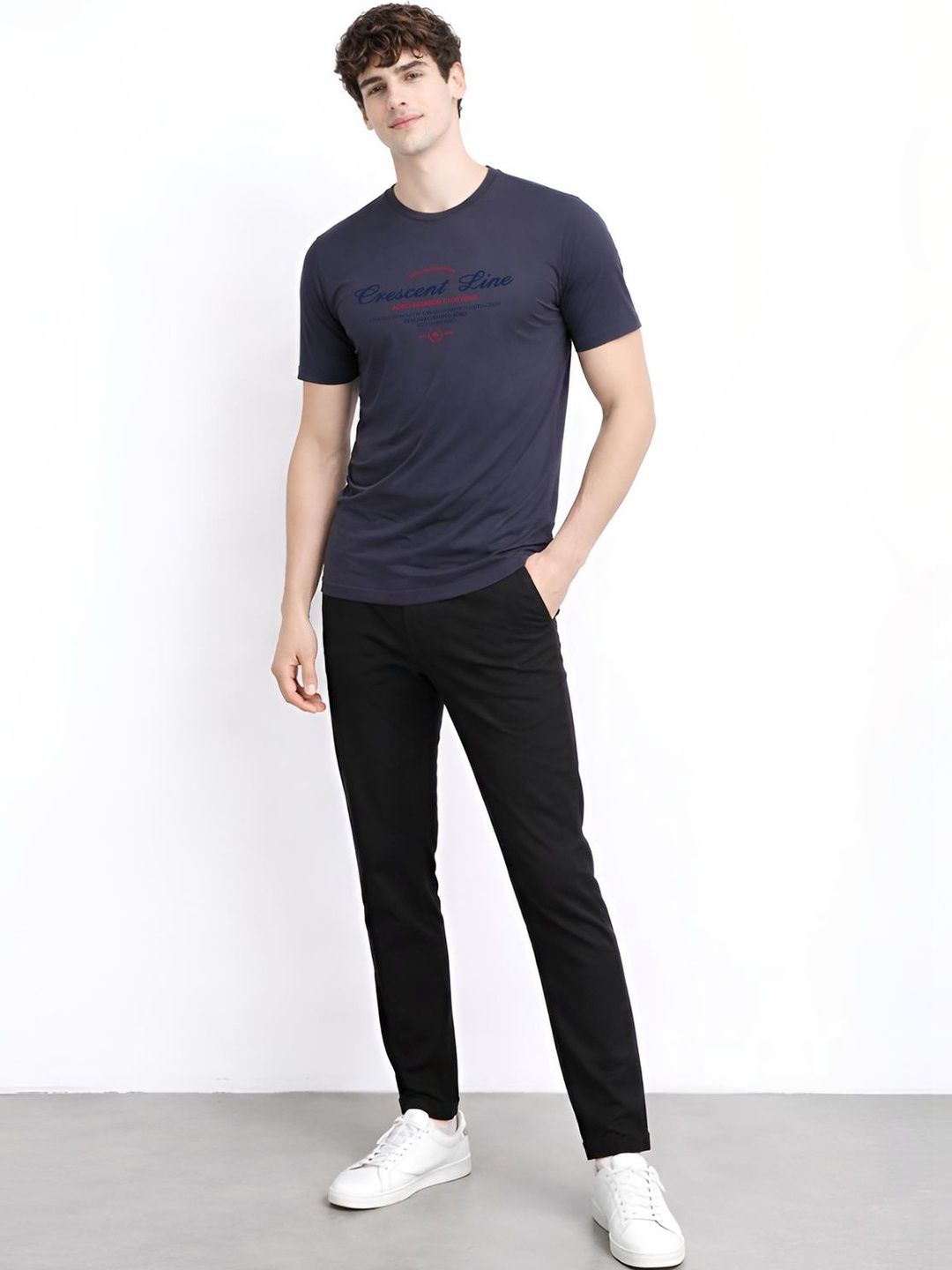 ADRO Men Typography Printed T-shirt