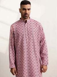 Anouk Men Printed Kurta Biasa dengan Seluar
