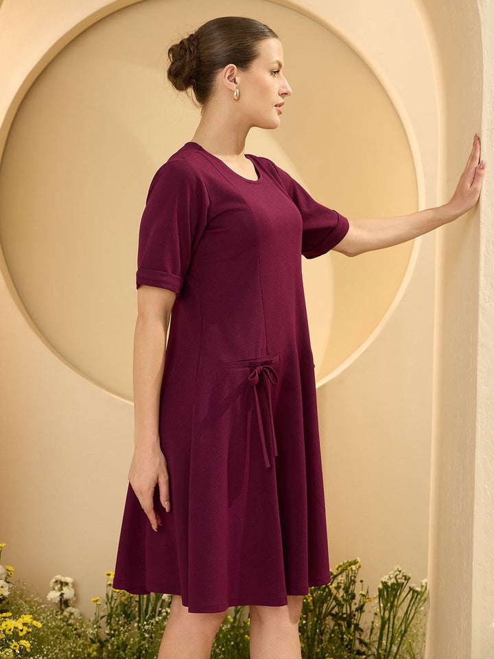 Antheaa Chiffon A-Line Dress