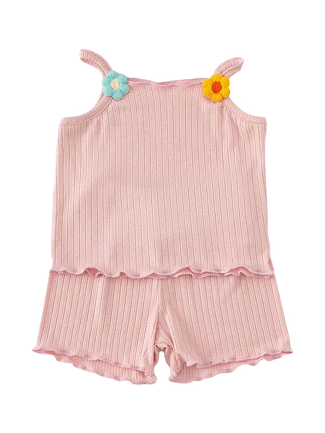 YK Girls Top & Shorts Clothing Set