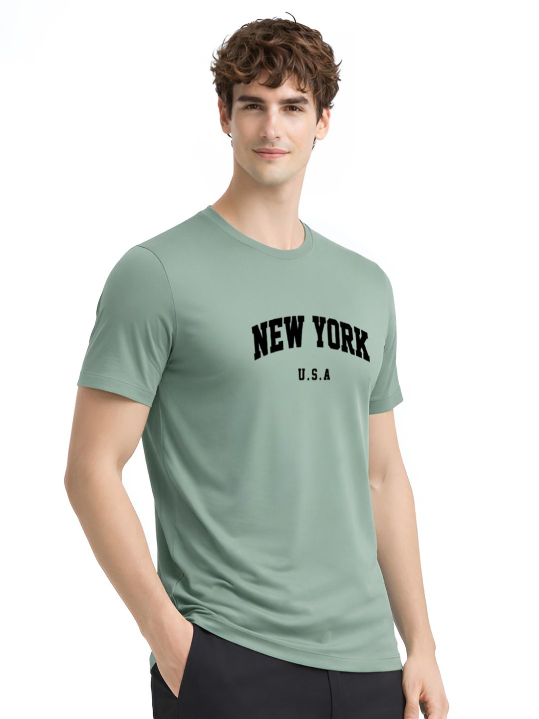 ADRO Men Typography Printed T-shirt