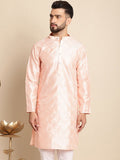 Kurta Kapas Sutera Sulaman Geometri Anouk Kolar Mandarin