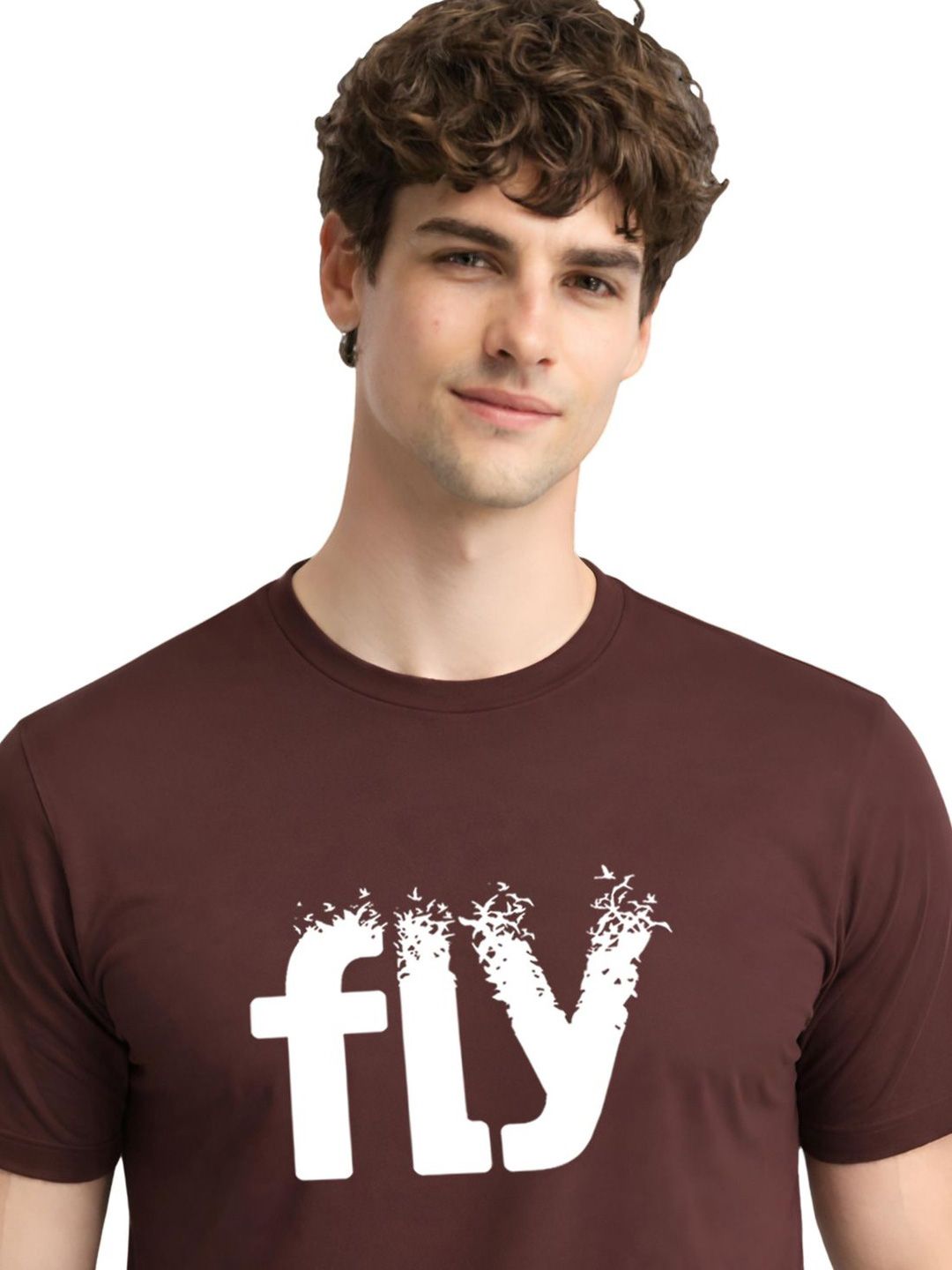 ADRO Men Typography Printed T-shirt