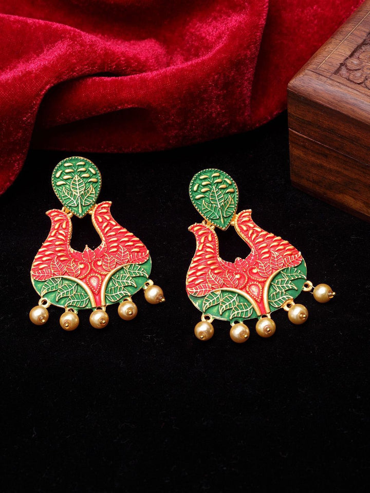 Anting-anting Drop Kontemporari Anouk Saduran Emas