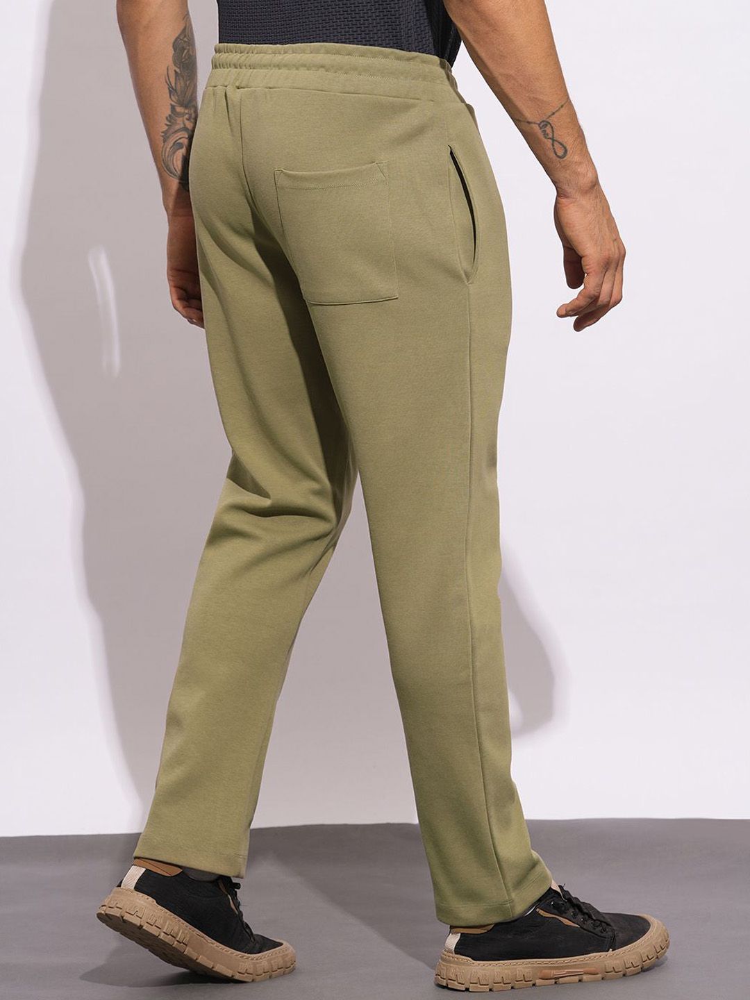 Being Human Men Slim-Fit Mid Rise Track Pant