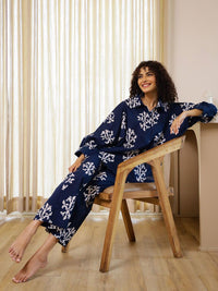 SANSKRUTIHOMES Women Printed Night suit