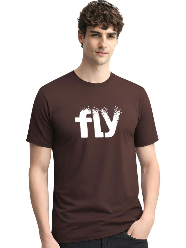 ADRO Men Typography Printed T-shirt