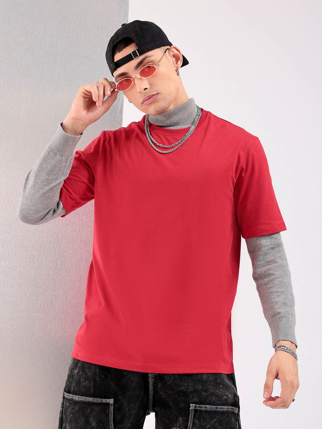 The Indian Garage Co Round neck Cotton T-shirt