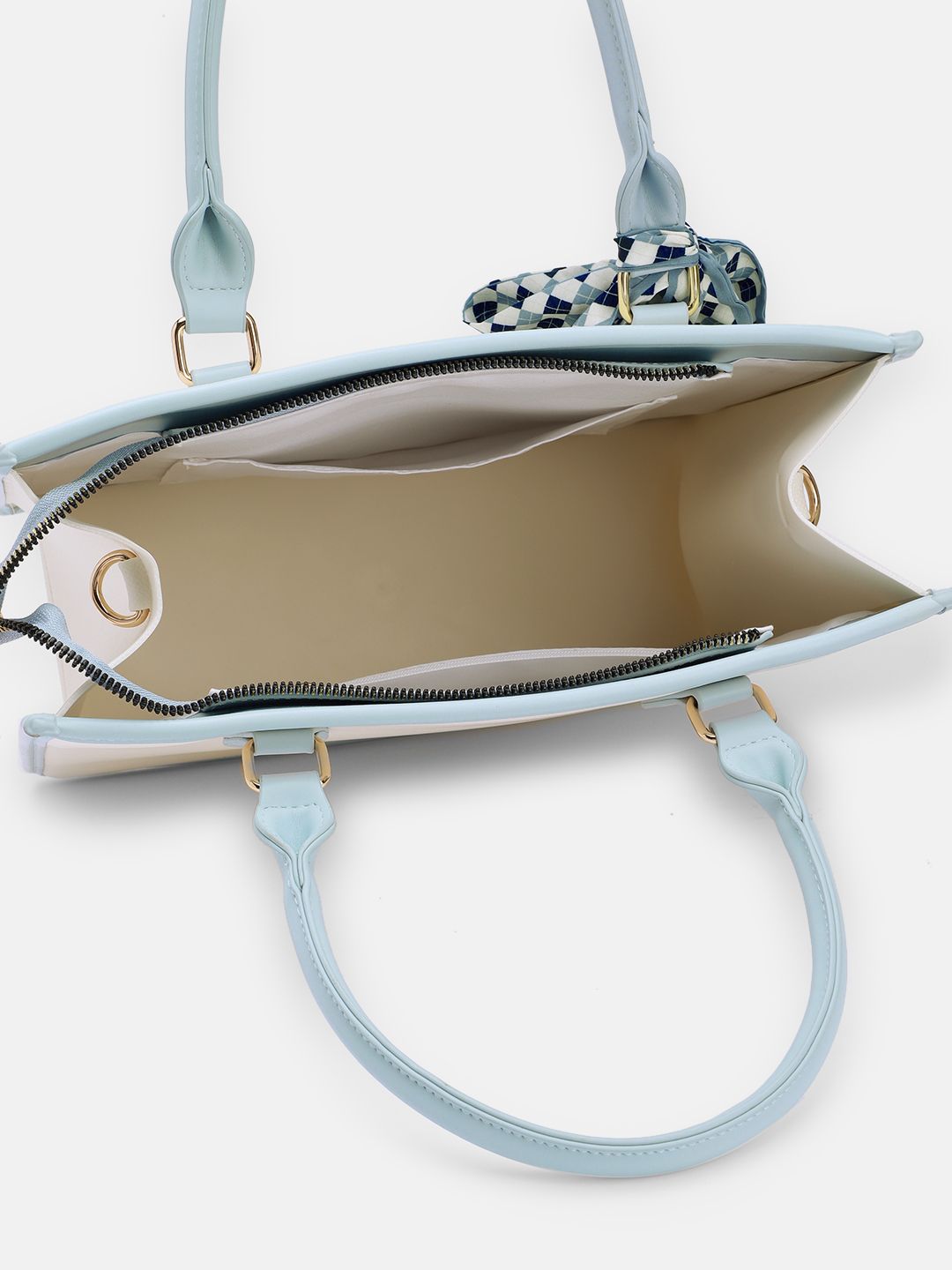 Lino Perros Structured Handheld Bag with Bow Detail
