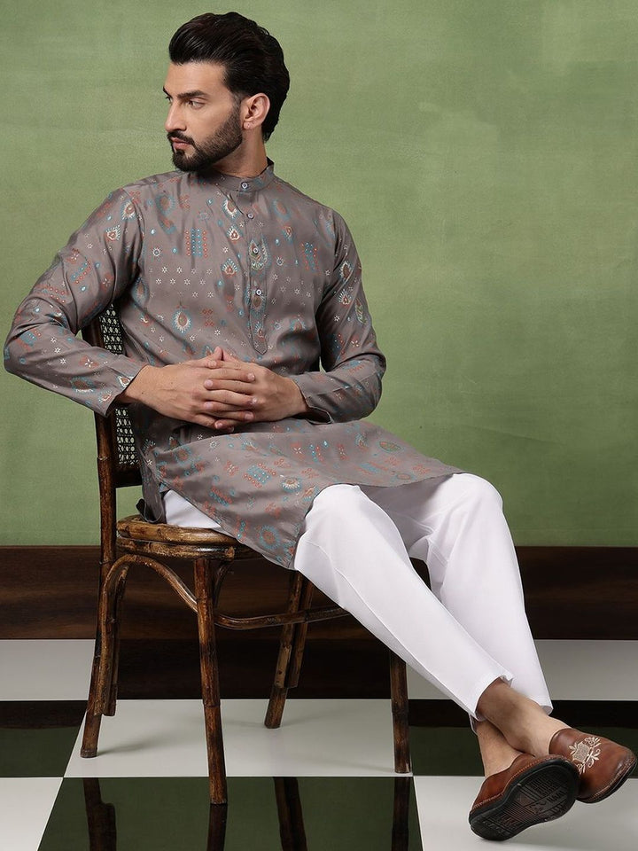 SOJANYA Men Bandhani Printed Kurta