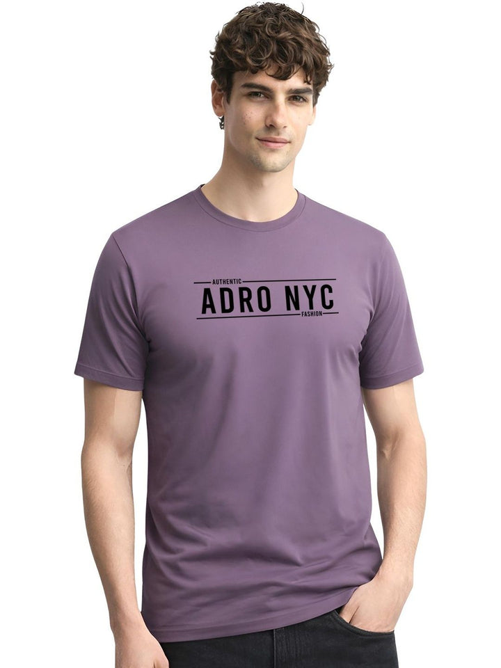 ADRO Men Typography Printed T-shirt
