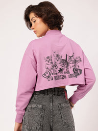 DressBerry Boxy Crop Sweatshirt