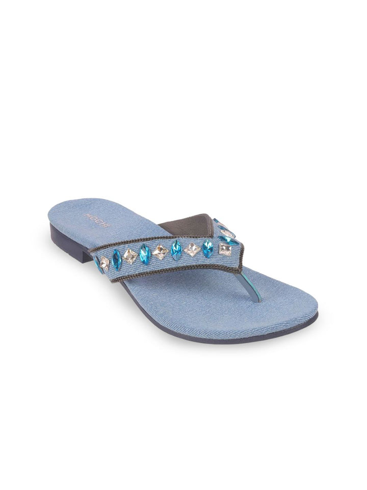 Mochi Women Open Toe Flats