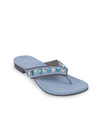 Mochi Women Open Toe Flats
