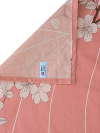 Myntra Elegant Homes Peach & Cream Floral Printed Flat 400 TC Cotton King Bedsheet with 2 Pillow Covers