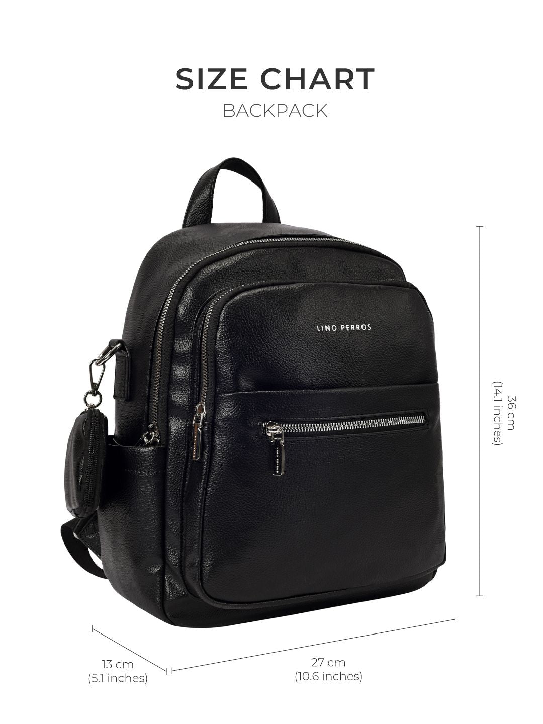 Lino Perros Women Backpack With Pouch