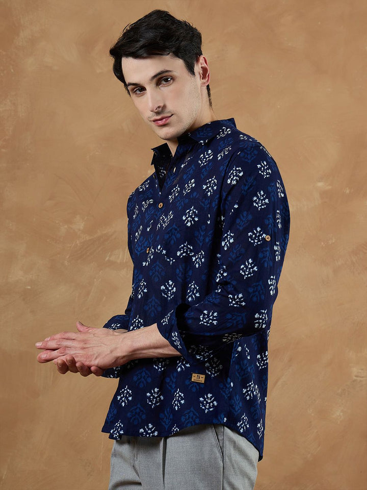 DENNISON Men Block Printed Casual Shirt