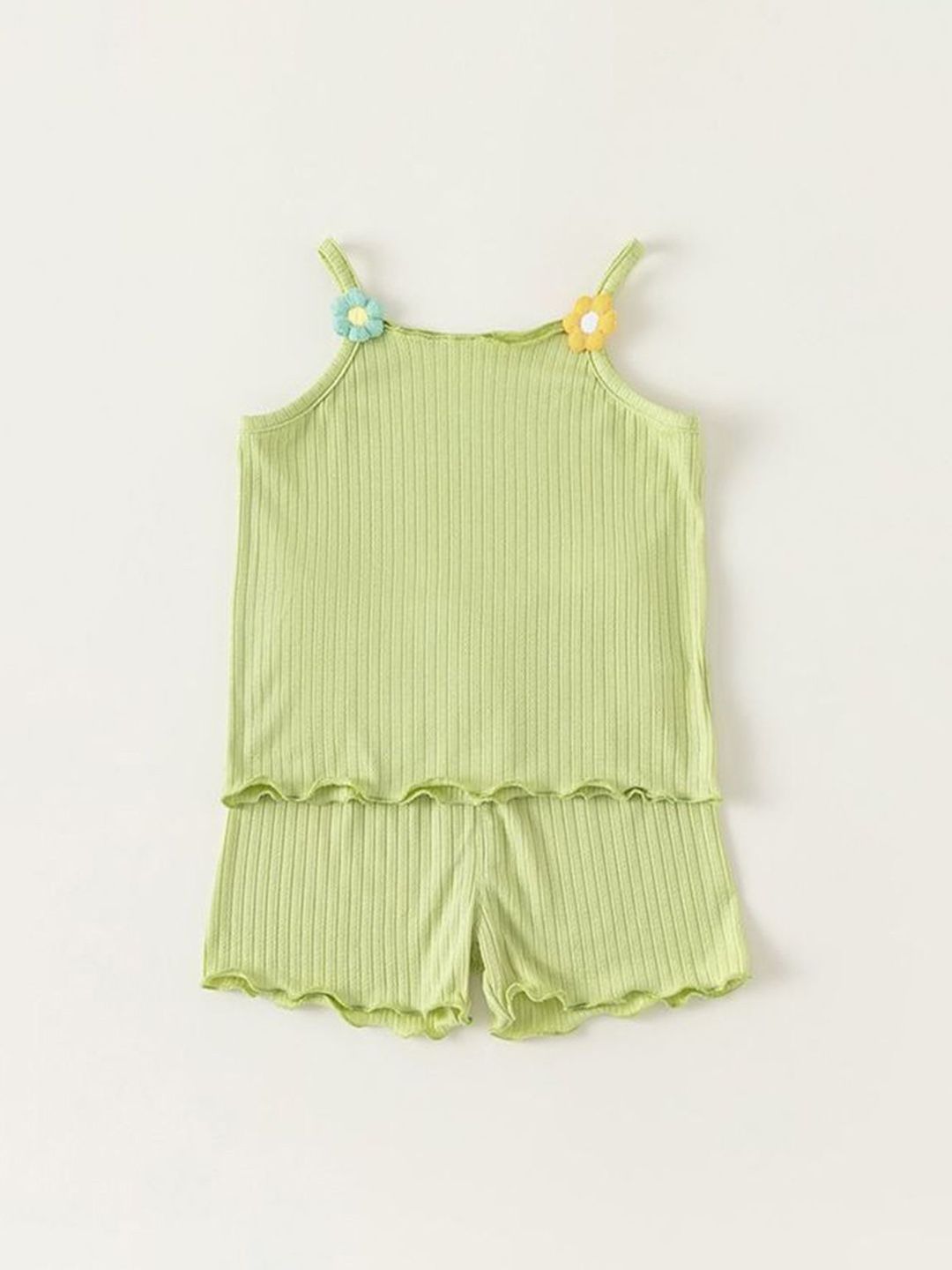 YK Girls Top & Shorts Clothing Set