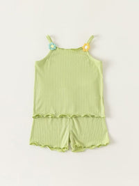 YK Girls Top & Shorts Clothing Set