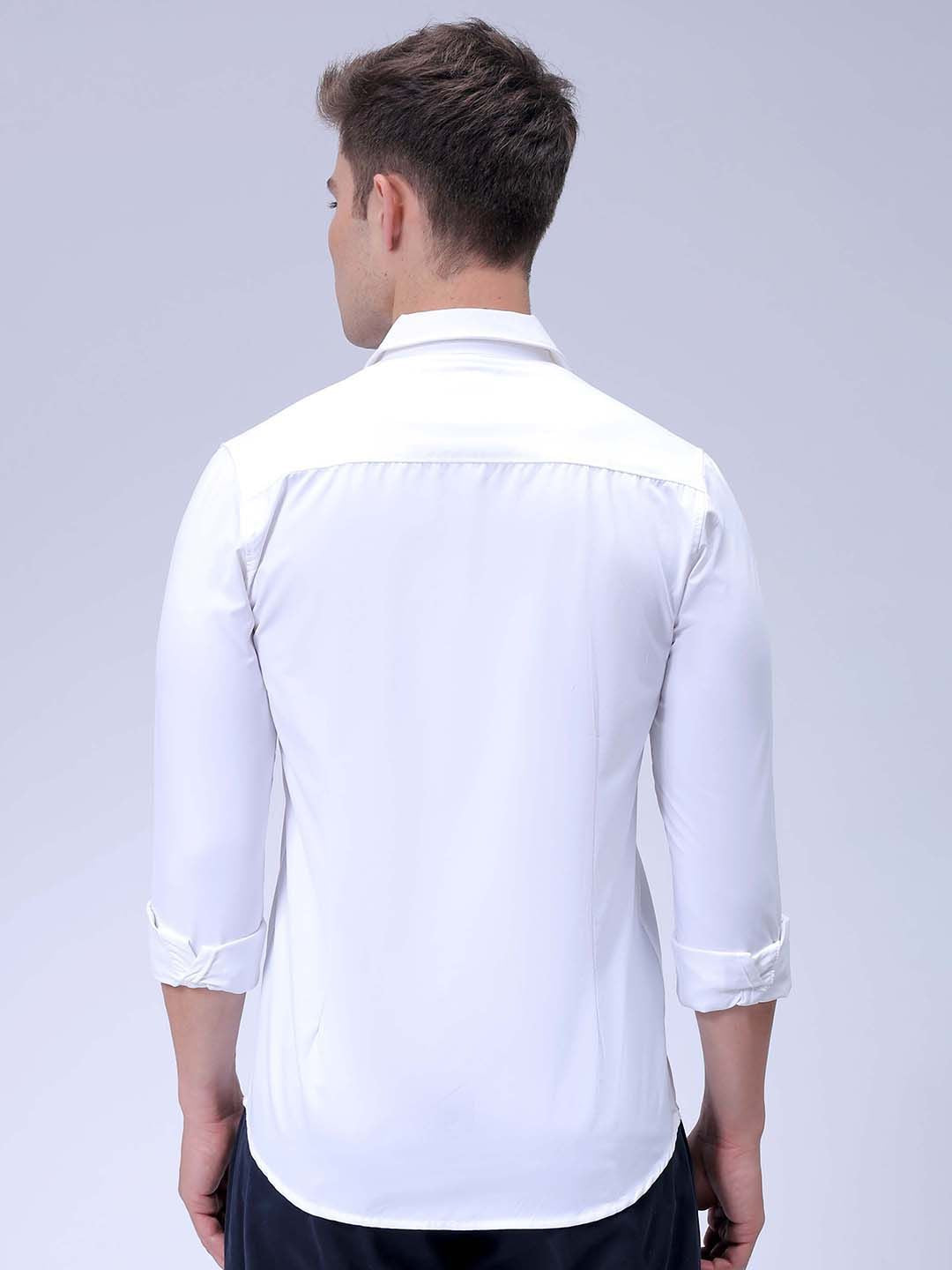 The Indian Garage Co Slim Fit Spread Collar Casual Shirt