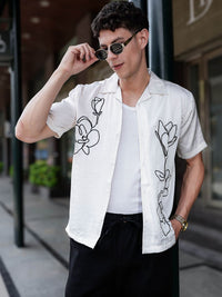 Eszett Men Floral Printed Casual Shirt