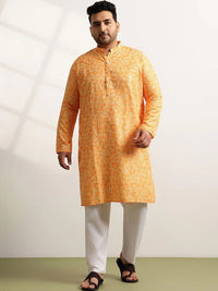 SOJANYA PLUS Motif Etnik Lelaki Bercetak Kurta
