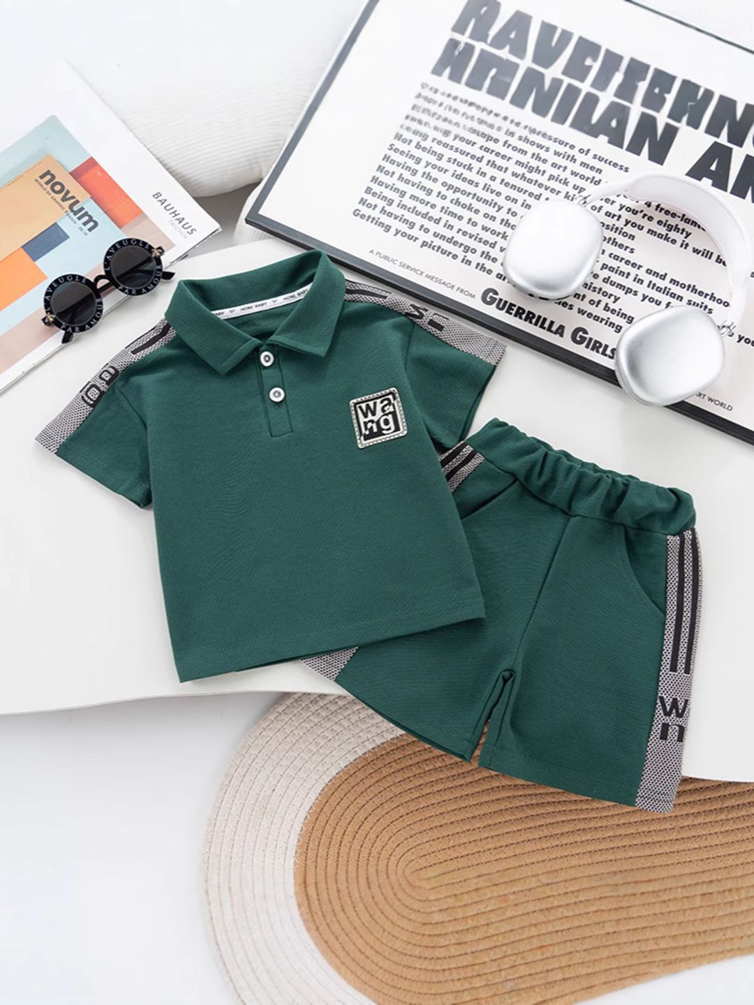 YK Boys Printed T-shirt With Shorts
