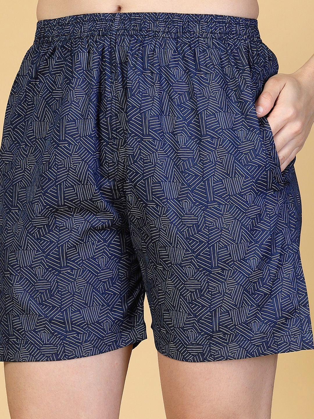 KLOTTHE Women Printed Pure Cotton T-shirt and Shorts Night suit