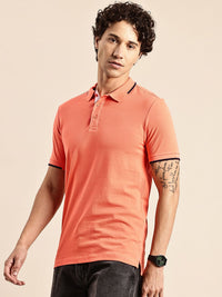 Being Human Polo Collar Pure Cotton T-shirt