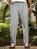 Campus Sutra Men Solid Mid-Rise Comfort Trousers