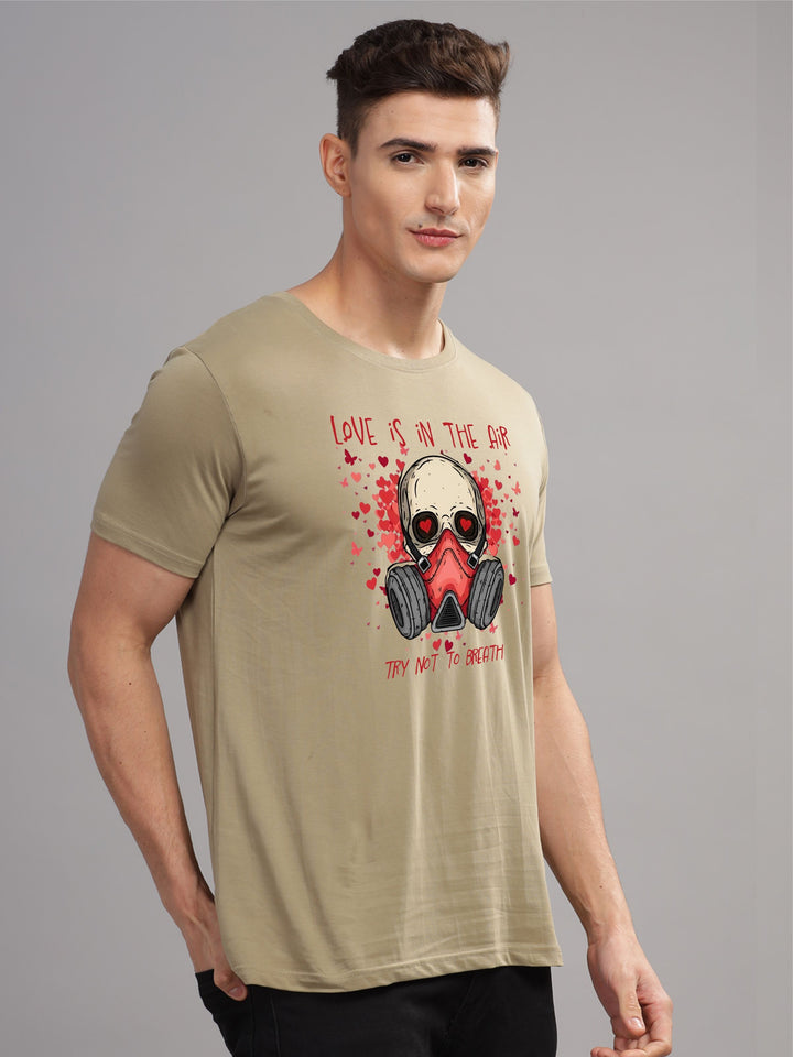 ADRO Men Graphic Printed Round Neck Cotton T-shirt