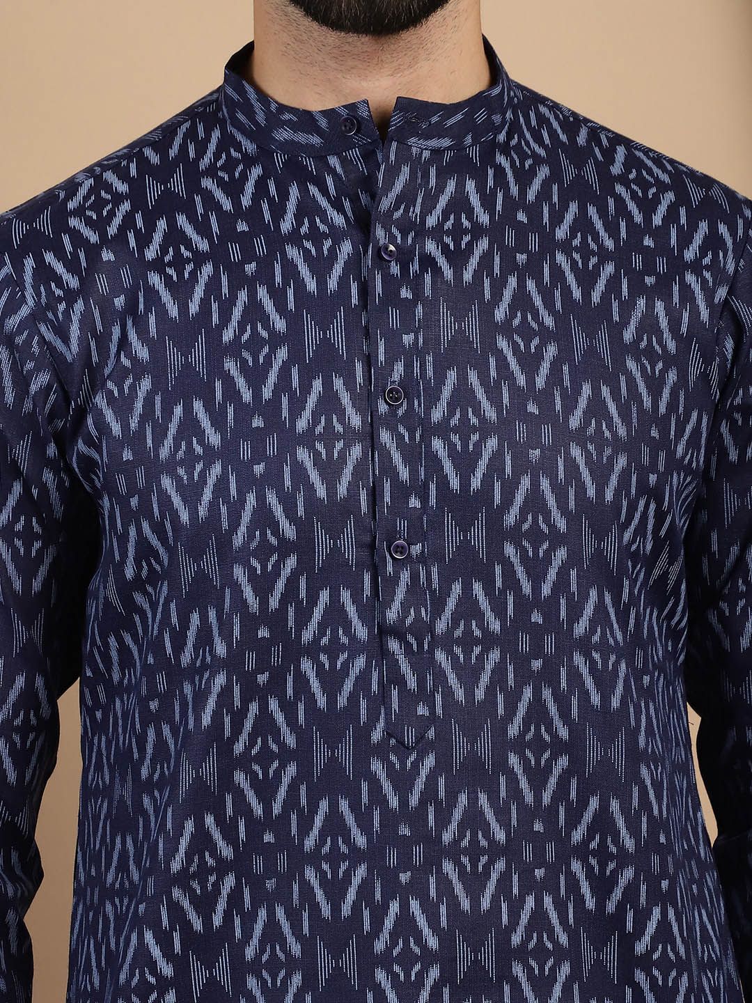 Anouk Floral Printed Regular Pure Cotton Kurta & Churidar