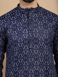 Anouk Floral Printed Regular Pure Cotton Kurta & Churidar
