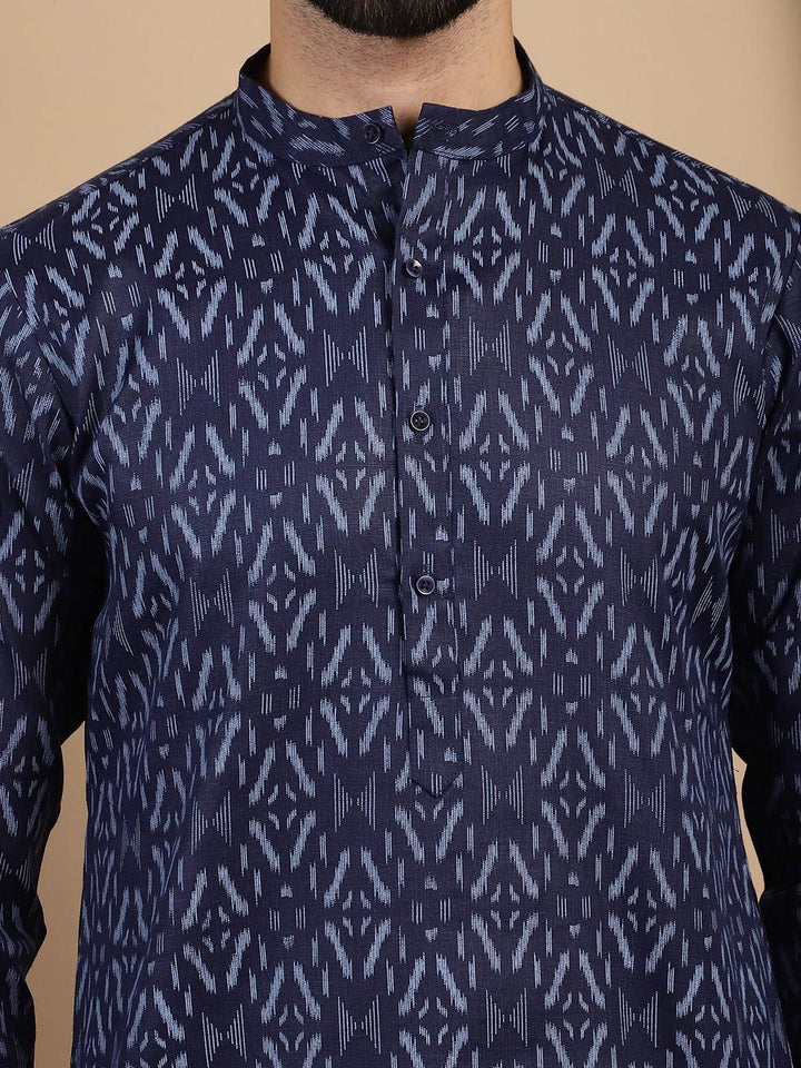 Anouk Floral Printed Regular Pure Cotton Kurta & Churidar