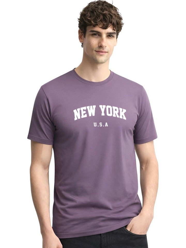 ADRO Men Typography Printed T-shirt