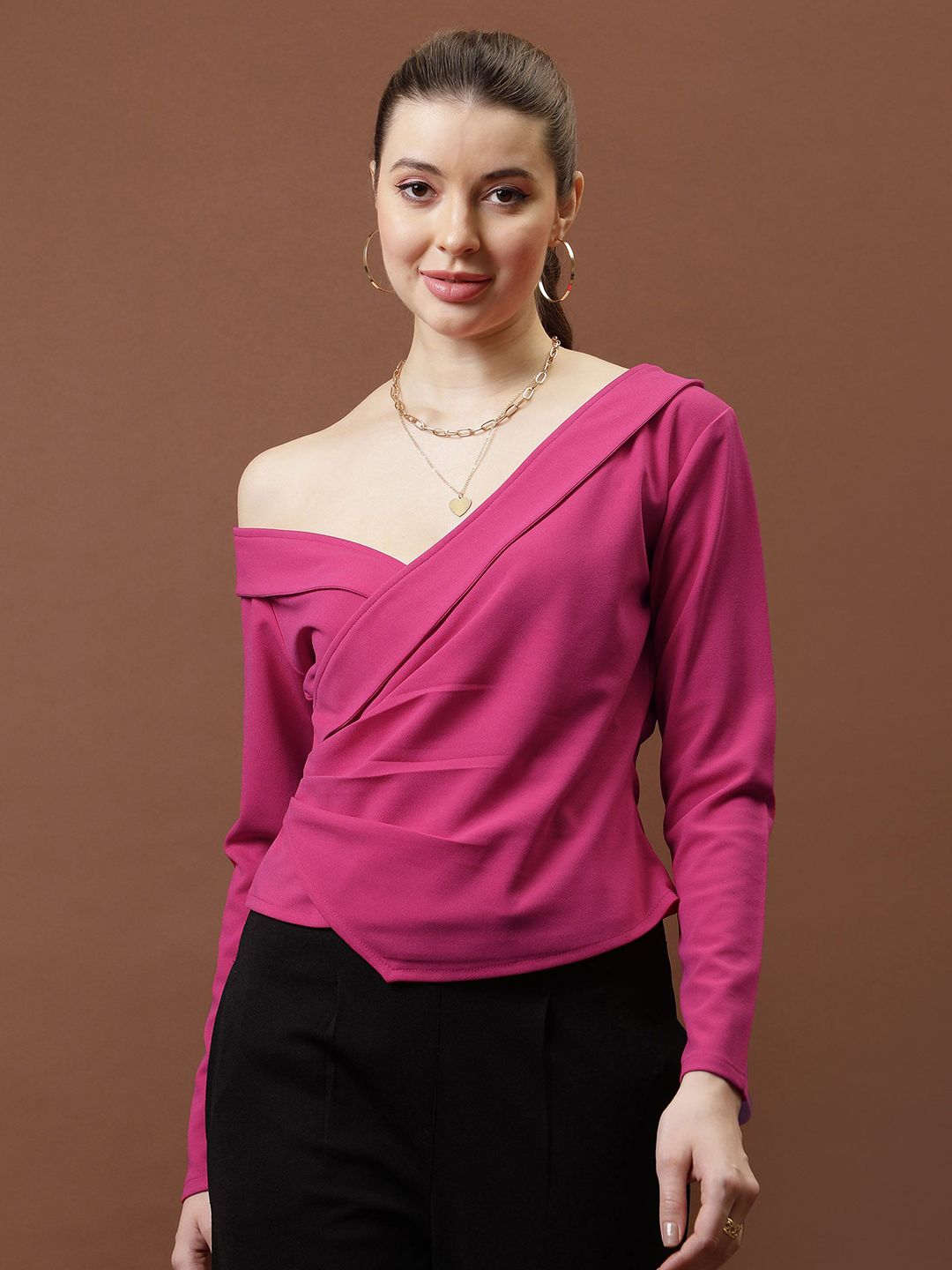 Athena Asymmetrical Neck Top