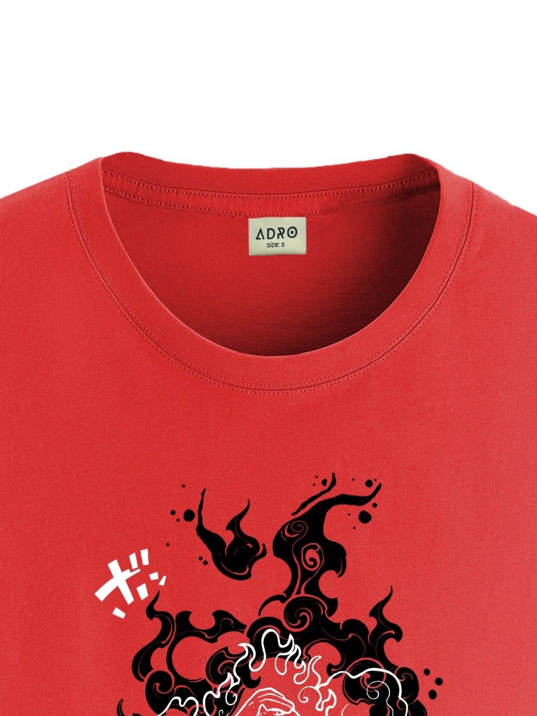ADRO Men Typography Printed Applique T-shirt