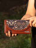 ZOUK Women Kashmir Blooms Kyra Flap Wallet