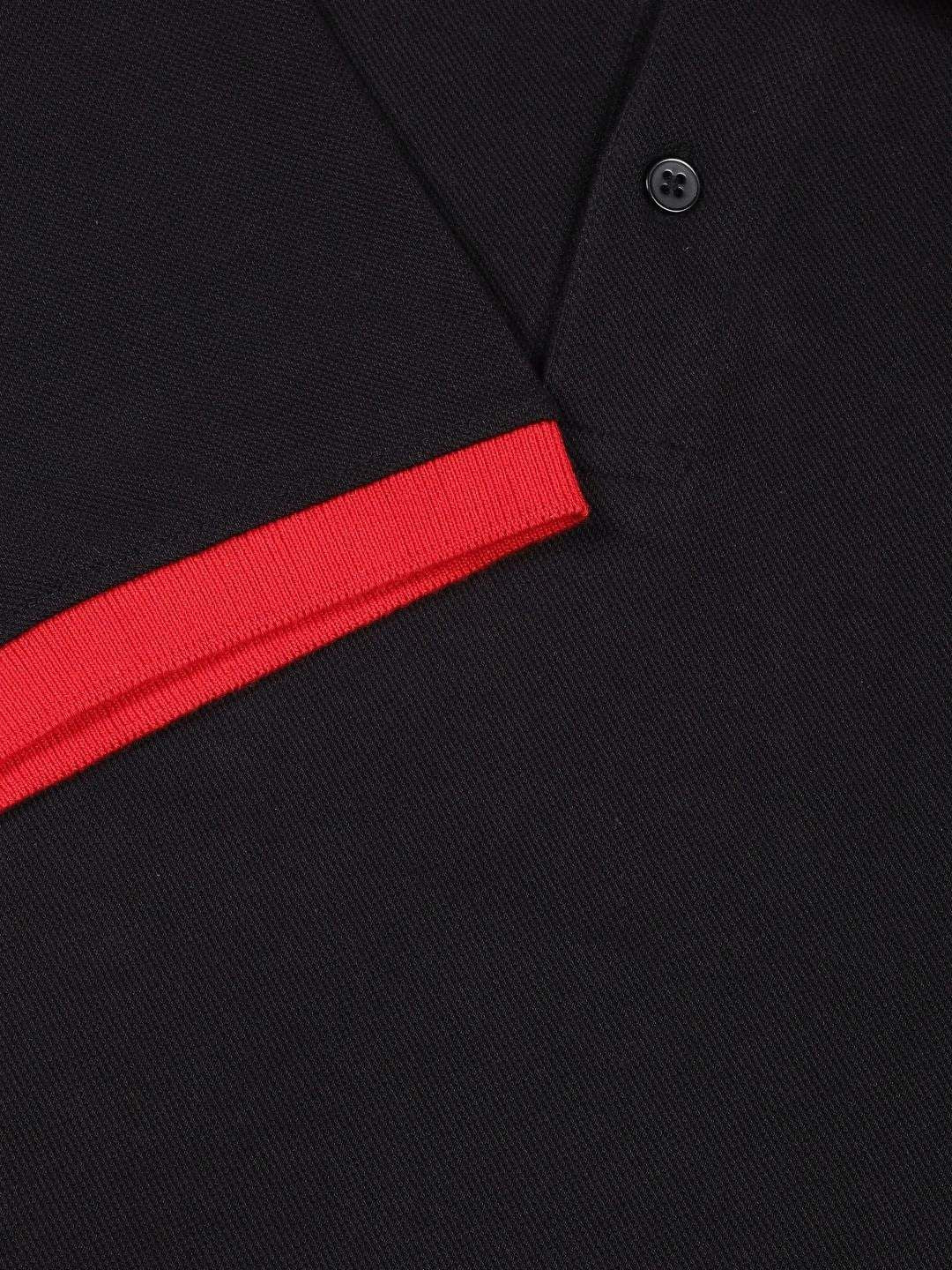Thomas Scott Men Polo Collar Applique T-shirt