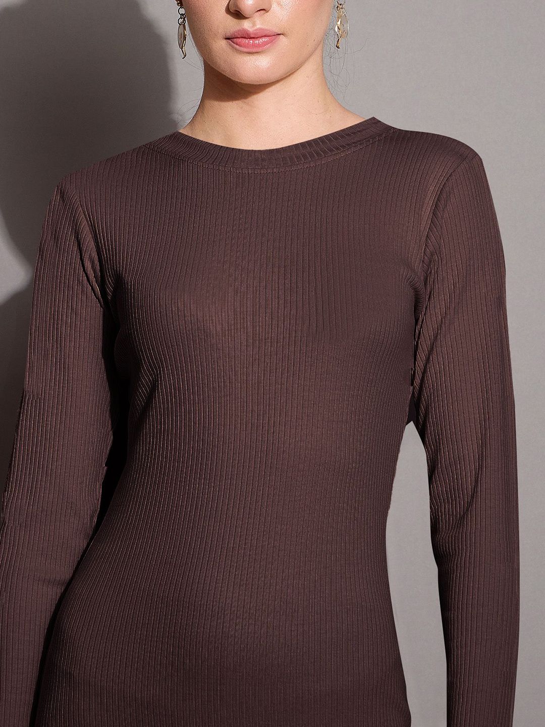 SASSAFRAS BASICS Bodycon Midi Dress